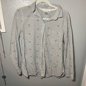 Fox button up